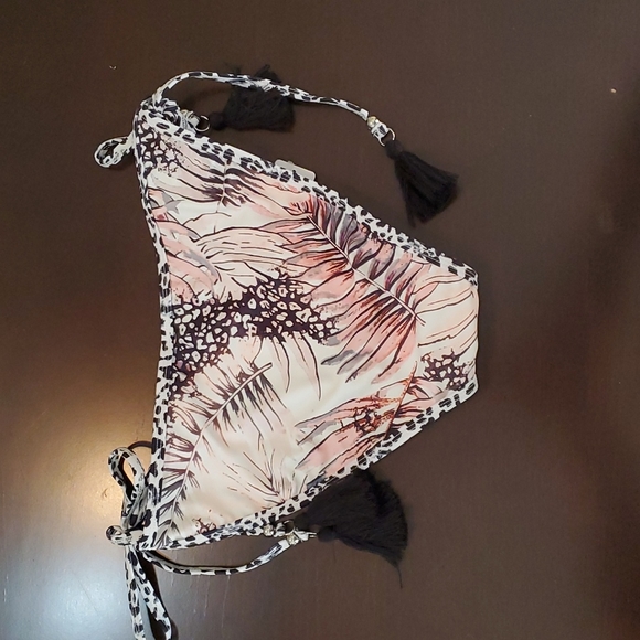 Venus size 10 string tie bikini bottoms with black tassles - Picture 5 of 7